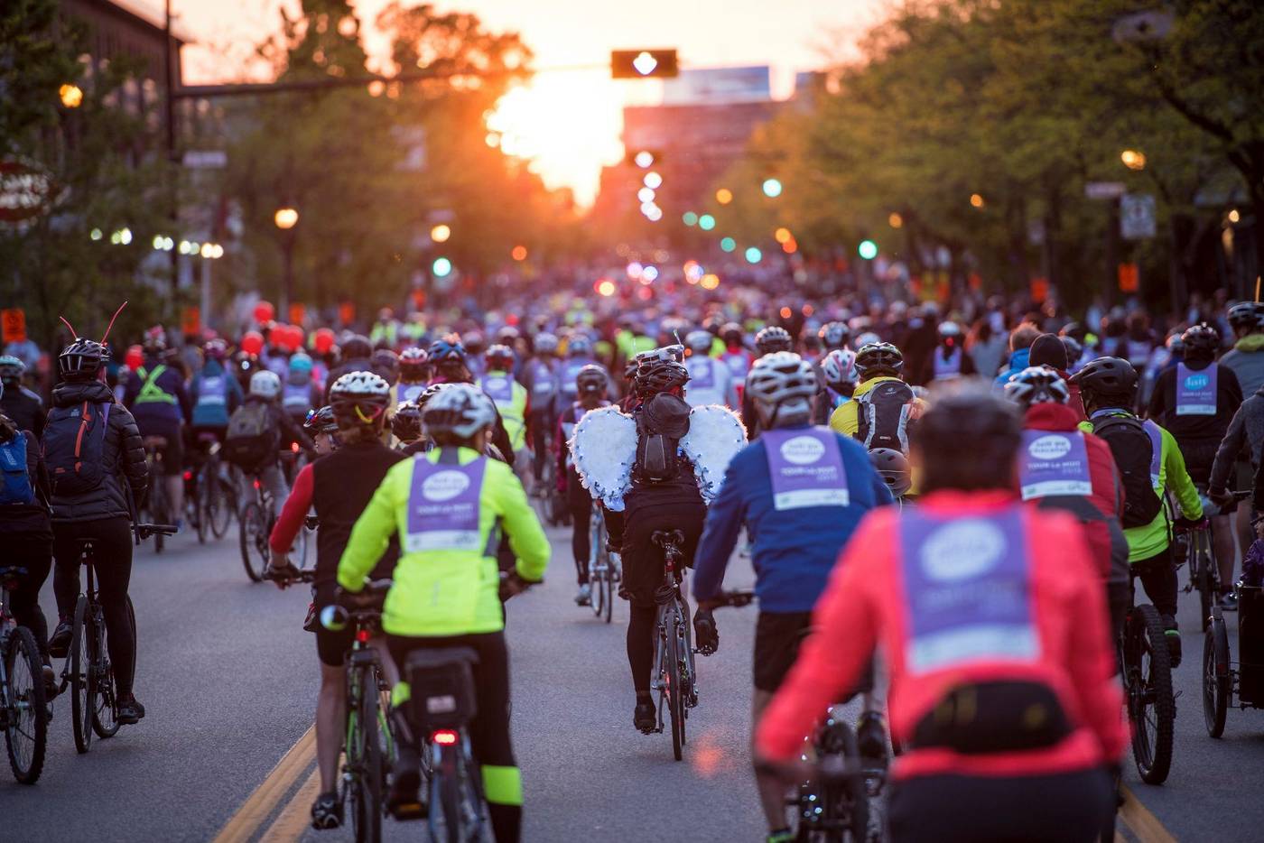 Cyclistes au Festival Go vélo Montréal