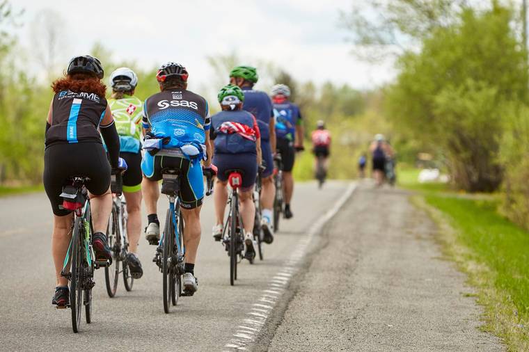 Cyclistes au Festival Go vélo Montréal