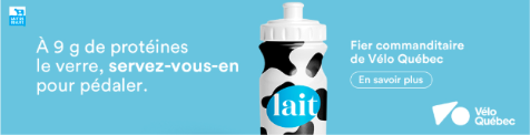 Lait, fier commanditaire de Vélo Québec